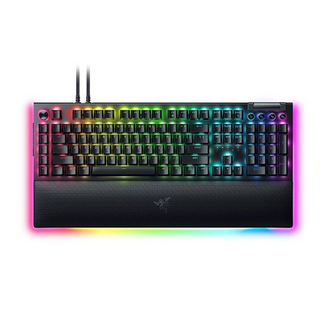 Razer | Mechanical Gaming Keyboard | BlackWidow V4 Pro | Gaming Keyboard | RGB LED light | US | Wired | Black | Numeric keypad |